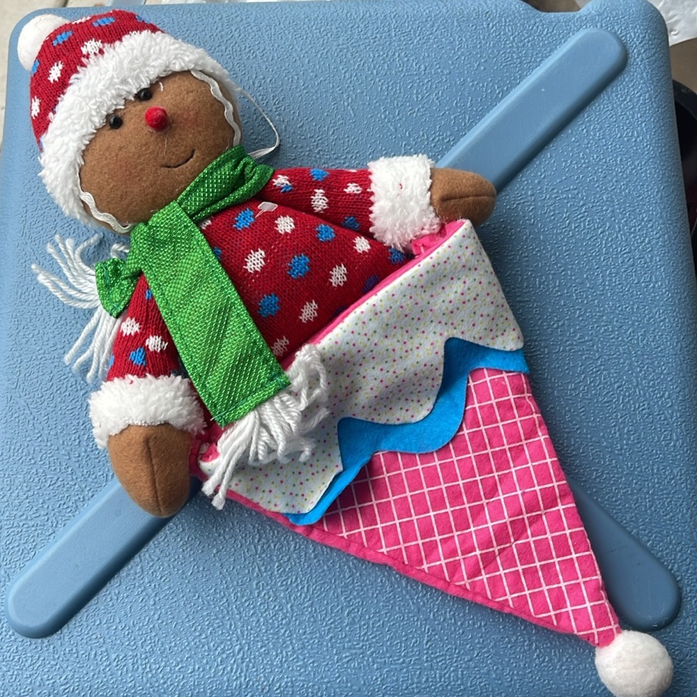 Cookie Christmas wall deco  Santa holder letters